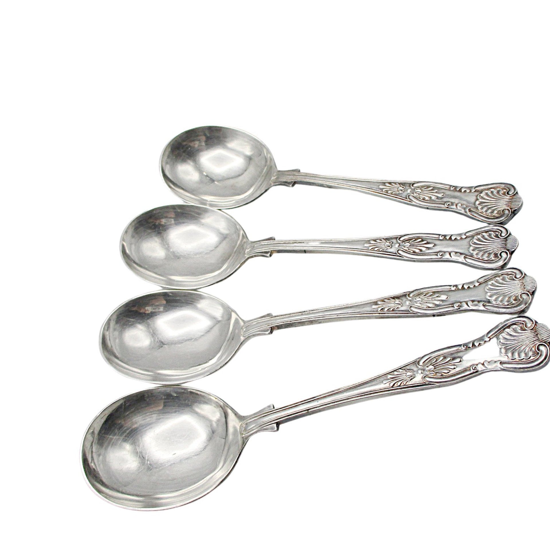 PM EPNS Silver Plate Flatware, Kings Pattern, Replacements, Forks, Spoons, Knives, Child, Soups, Dessert, Demitasse, Philip Marks