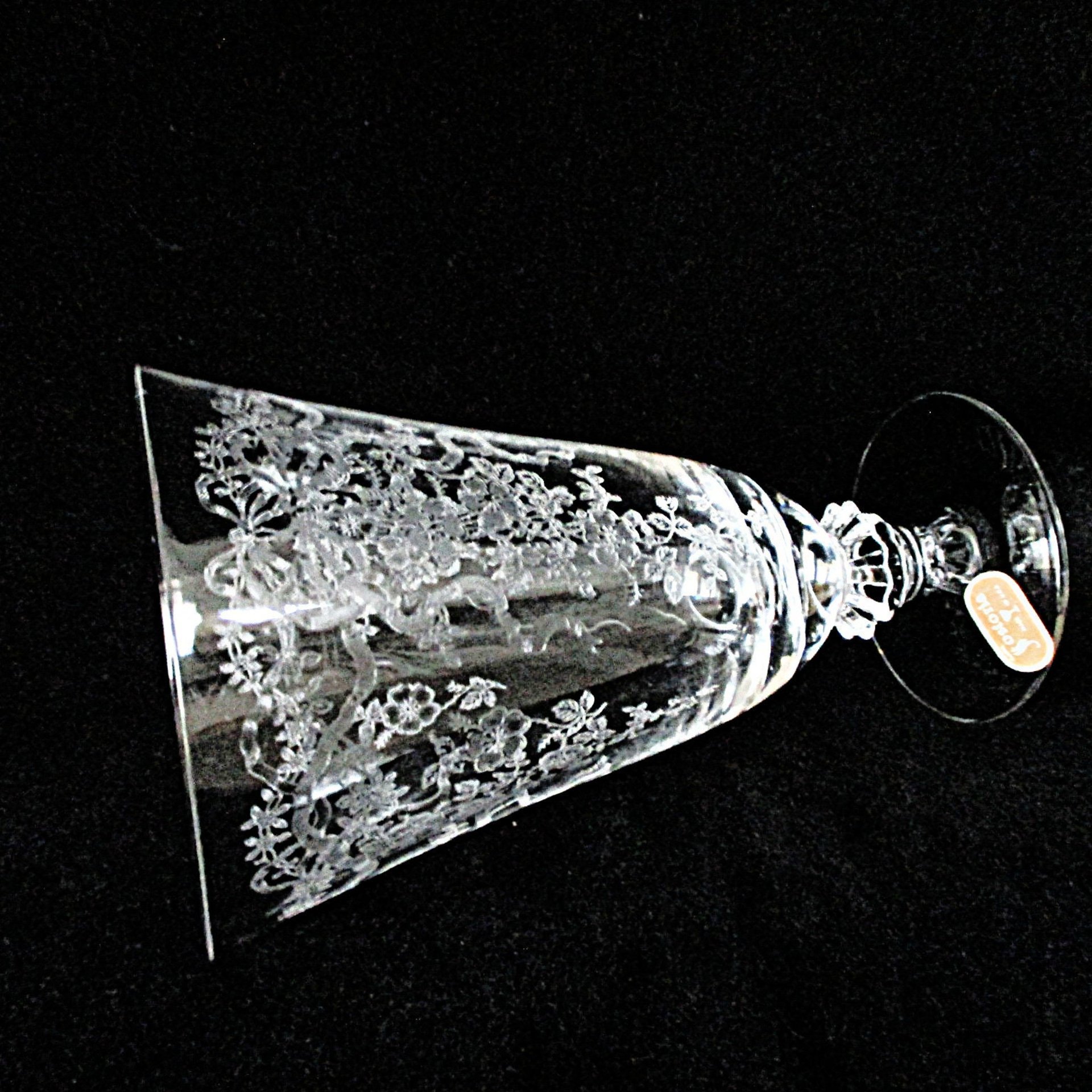Fostoria Romance Tumbler 9 oz, Orphan, Single Stem, Crystal Stemware, Replacement Fostoria Romance, Excellent Condition