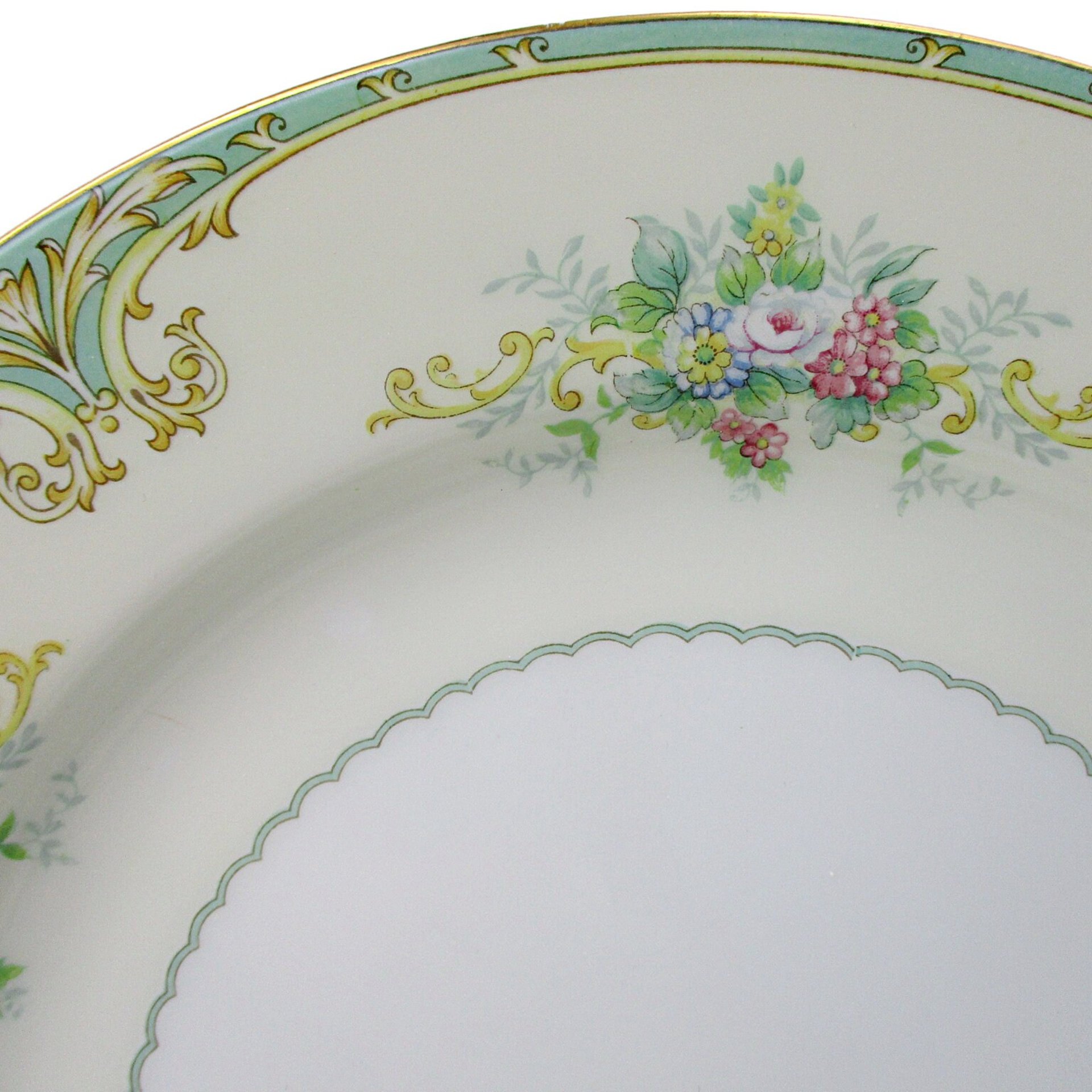 Noritake M Fine China, Replacement Pieces, Green and Gold, Pink Florals, Similar Elroy, Dinner and Salad Plates, Bowls, Cup and Saucer Sets