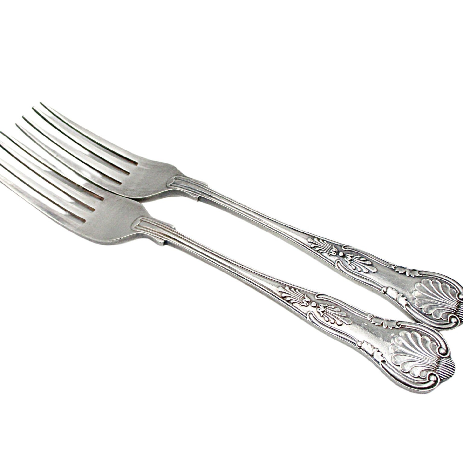 PM EPNS Silver Plate Flatware, Kings Pattern, Replacements, Forks, Spoons, Knives, Child, Soups, Dessert, Demitasse, Philip Marks