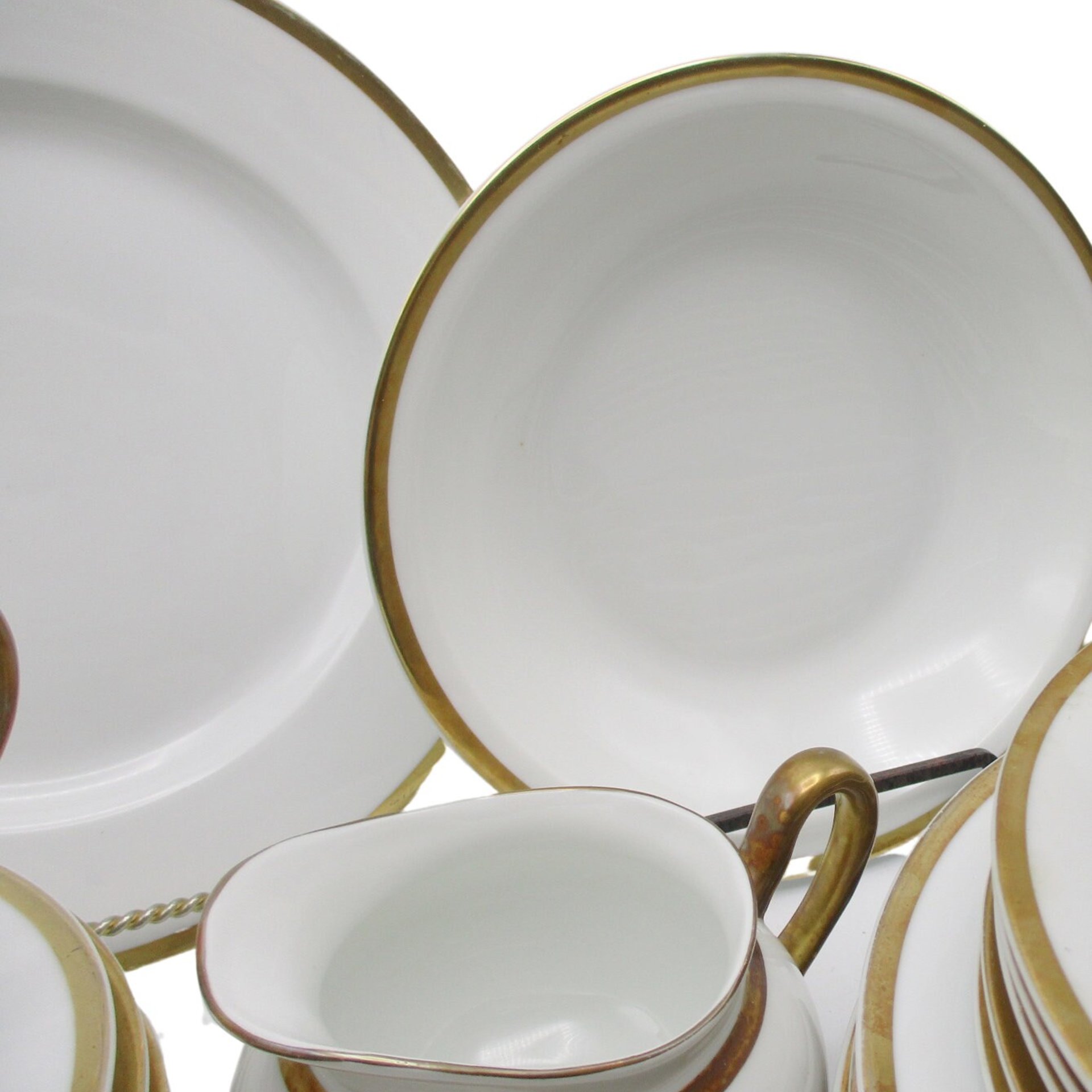 Bavaria Turin Fine China, Replacements, Plates, All Sizes, Cups, Saucer, Bowls, Gravy Boat, Cream Sugar, Your Choice of Set, White Gold Trim