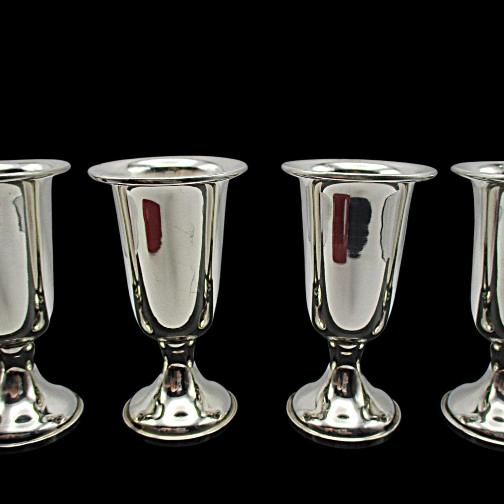 Towle Sterling Silver Cordials, Complete Set of 6, Original Box, Polished, Excellent Condition, Silver Anniversary or Wedding Gift