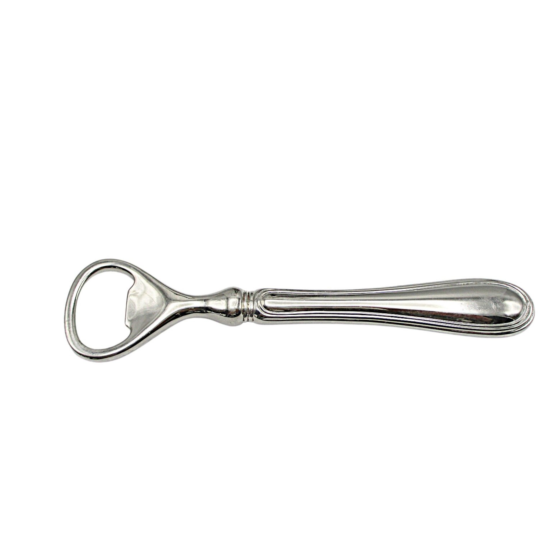 Bottle Opener, Silver Plate, Bar Tools, Silver Plate Barware