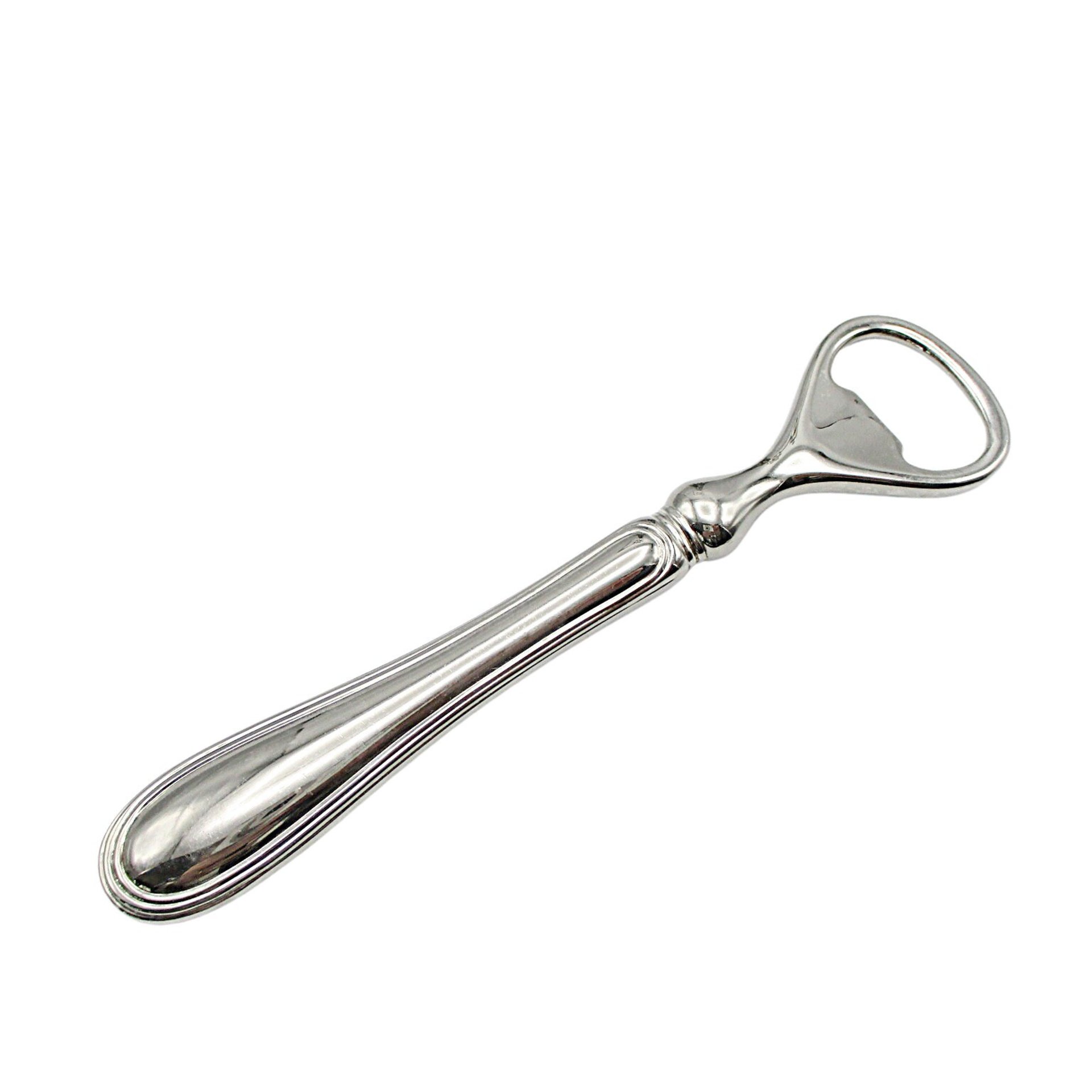 Bottle Opener, Silver Plate, Bar Tools, Silver Plate Barware