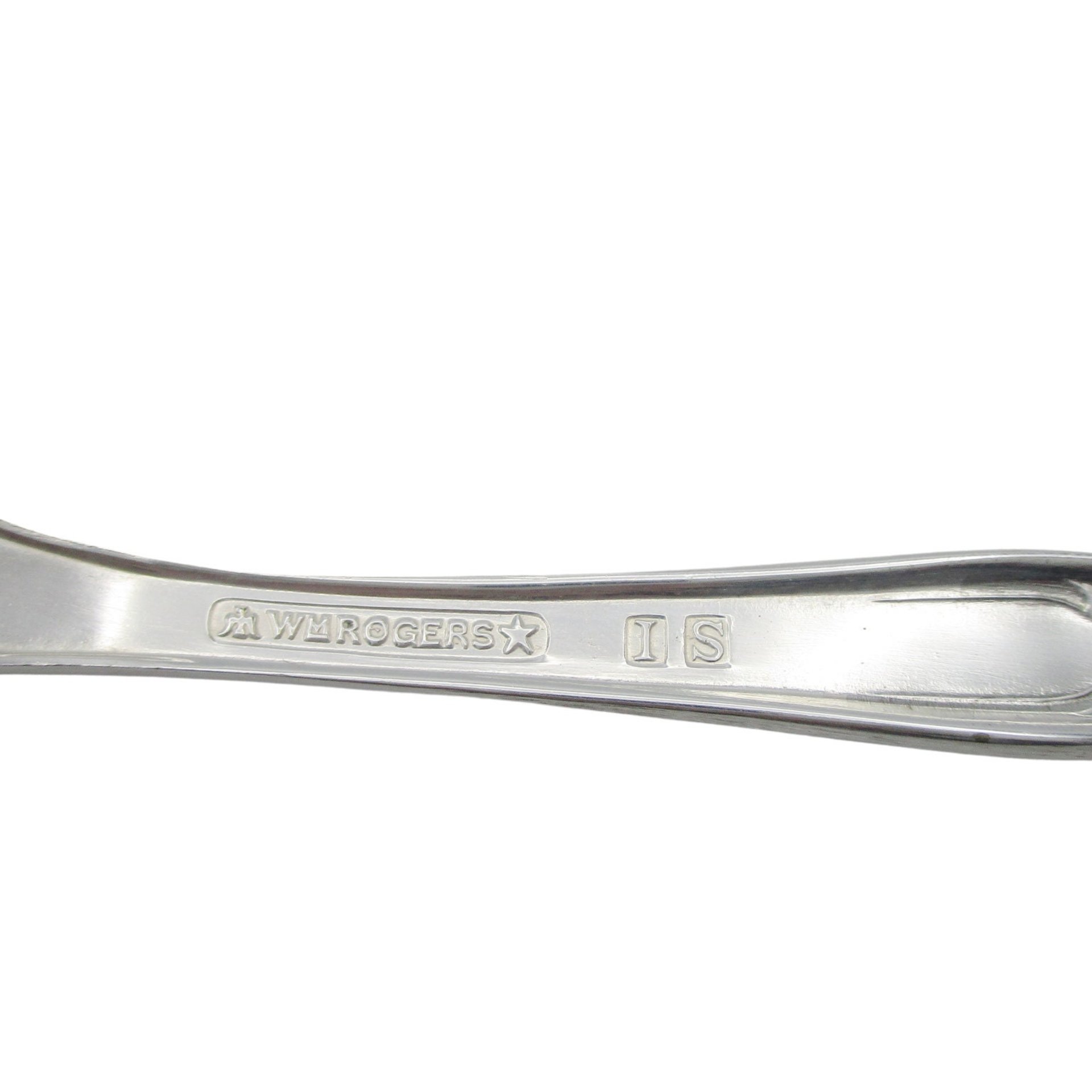 Rogers IS Beverly Manor, Silver Plate, Serving Pieces, Salad Set, Meat Fork and Large Spoon, Replacement Flatware Pieces