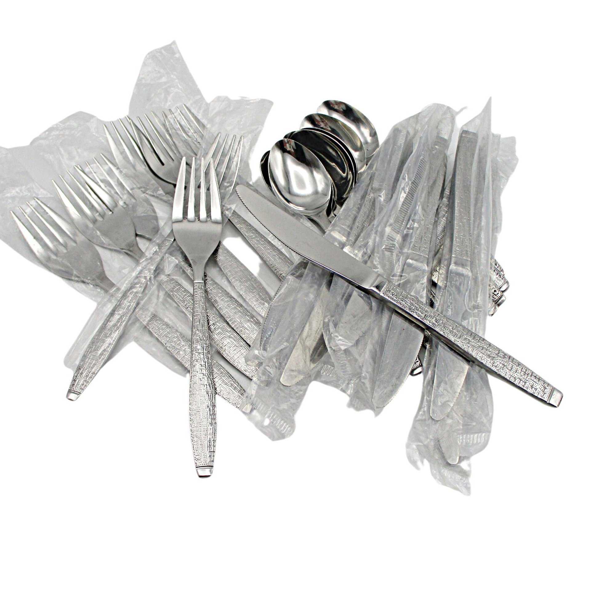 Vintage TWA Flatware, 8 Place Settings PLUS Replacement Pieces, Airline Silverware, Airline Memorabilia, Trans World Airlines Collectibles