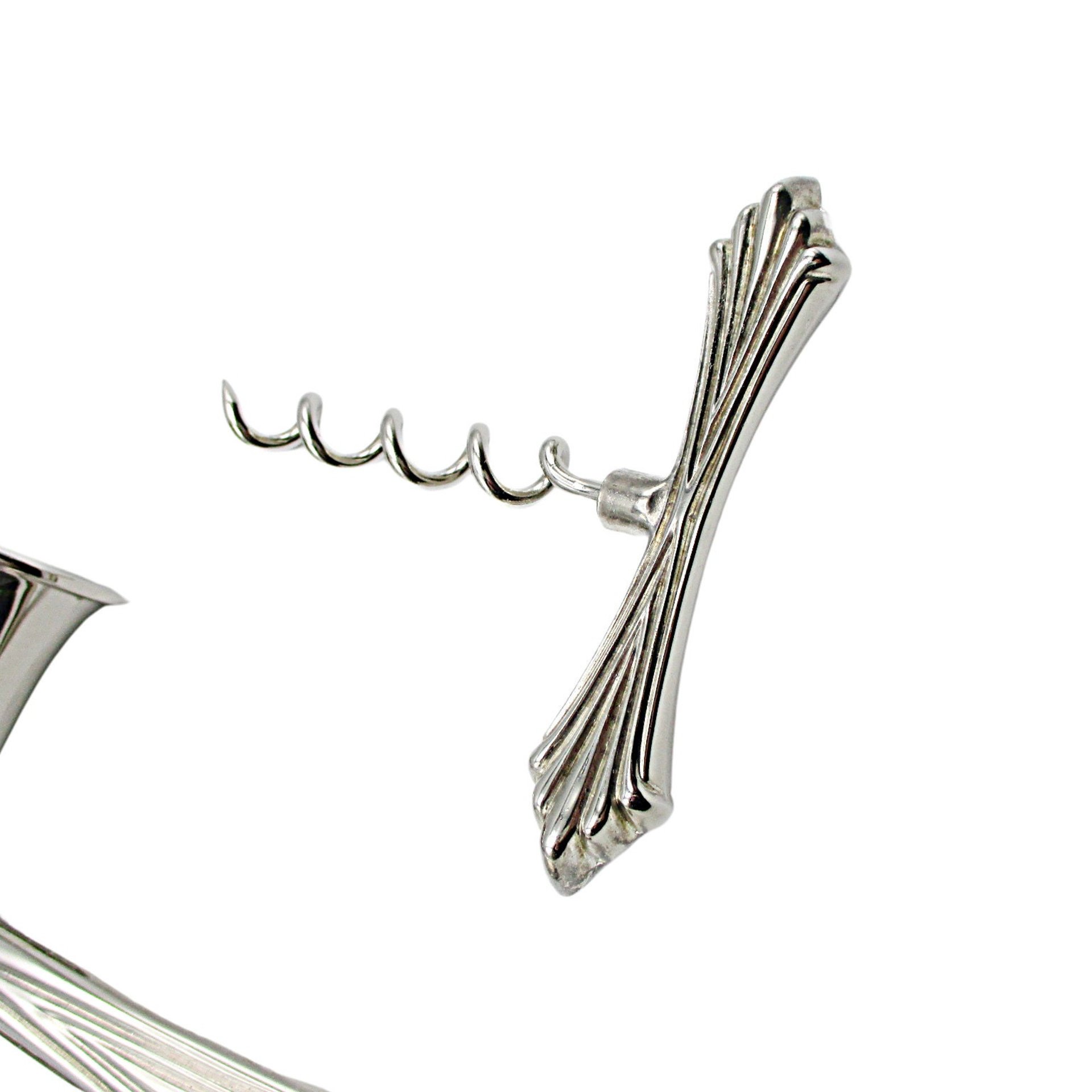 Vintage Silver Plate Bar Tool Set, Double Jigger, Cocktail Spoon, Garnishment Knive, Cork Screw, Barware for Home Bartender