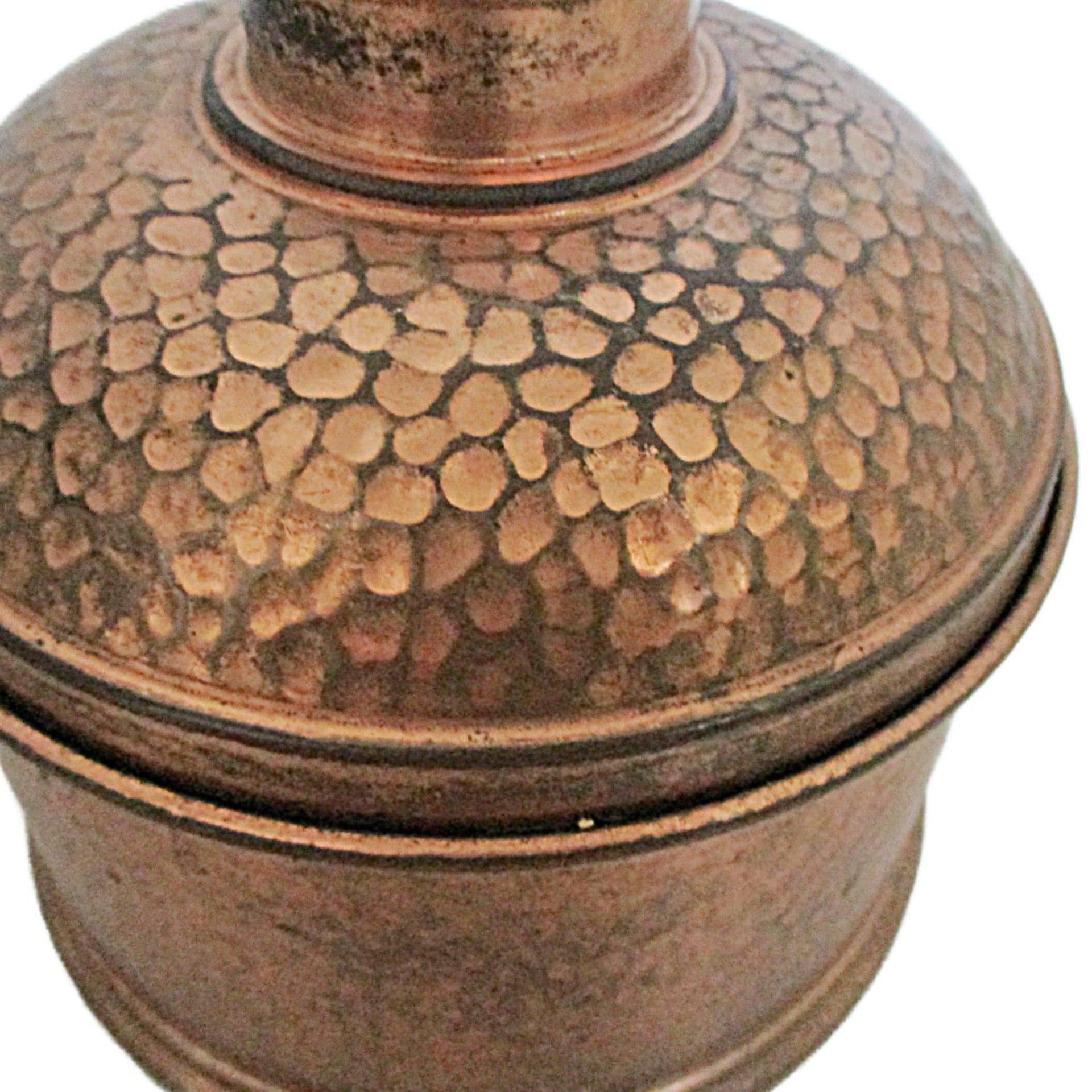 Hammered Copper Humidor Tobacco Jar, Snug Lid, Gift for Pipe Smoker, Tobacco Stash Box