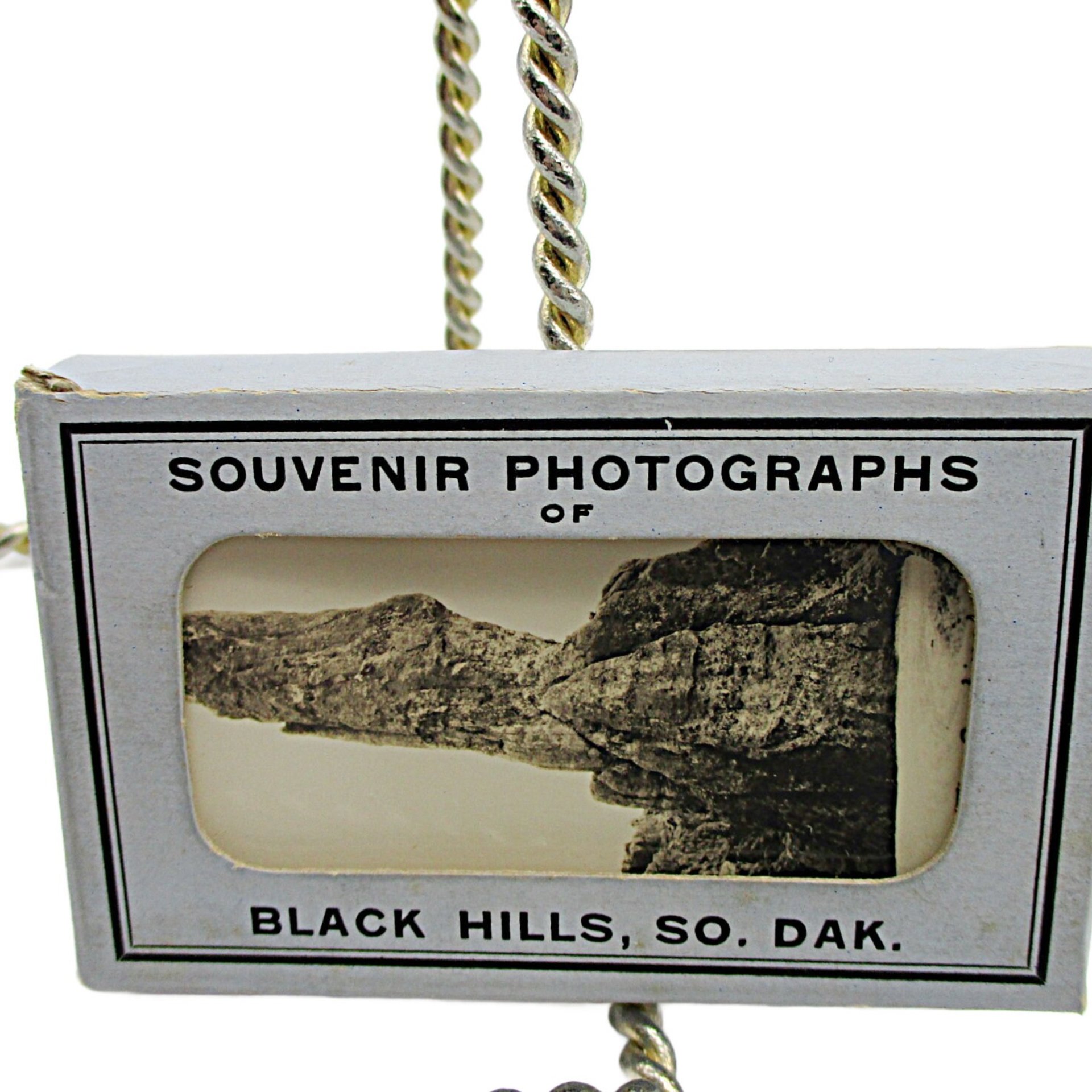 Miniature Photograph Packets for Mailing, Souvenir Travel Mini Photos, New Hamphire, Parliament, Carlsbad Caverns, Black Hills SD, 1930s