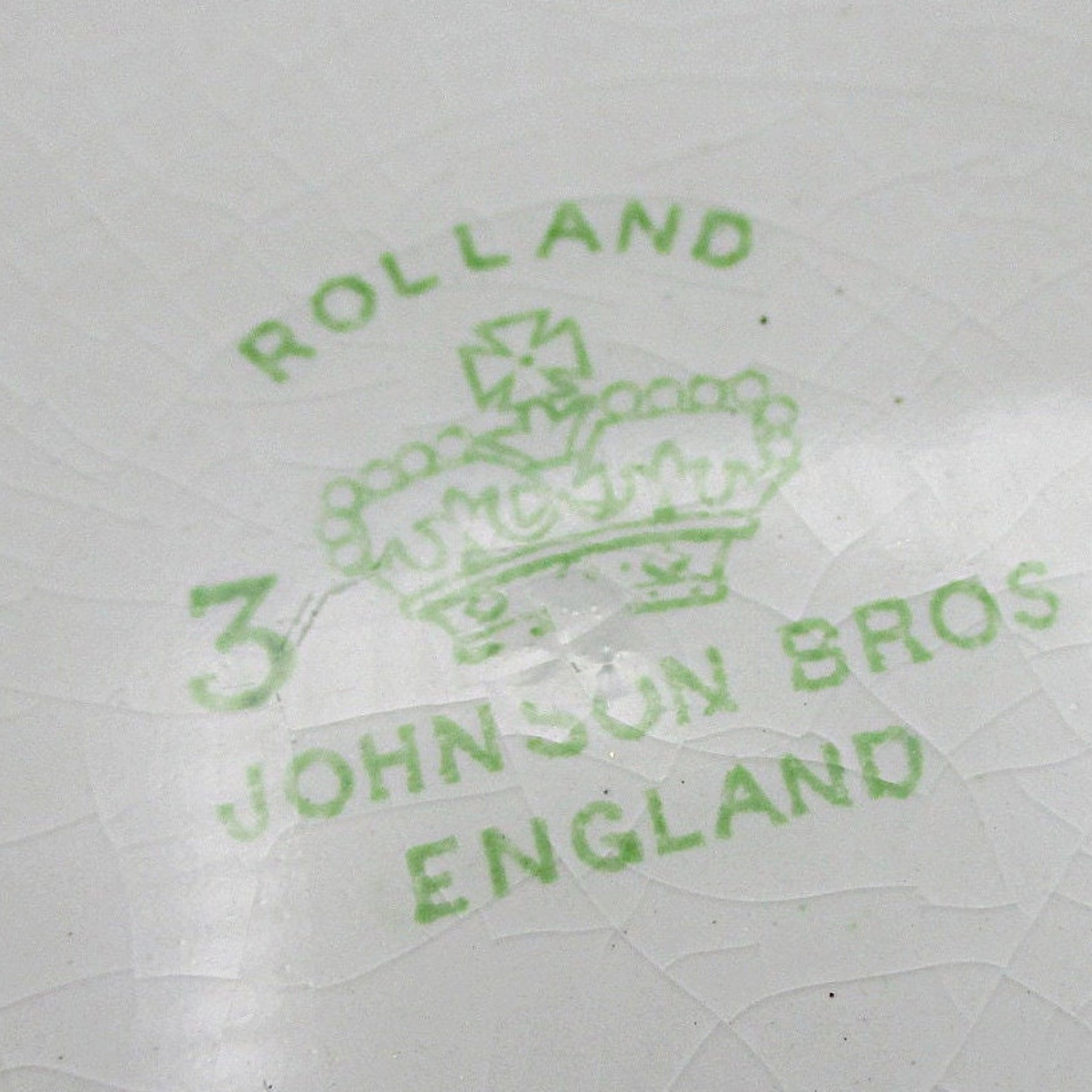 Johnson Bros Rolland Butter Pat and Cup and Saucer Set,  Green Pattern, Green Irish Look, Other Piece Types Available, Made in England