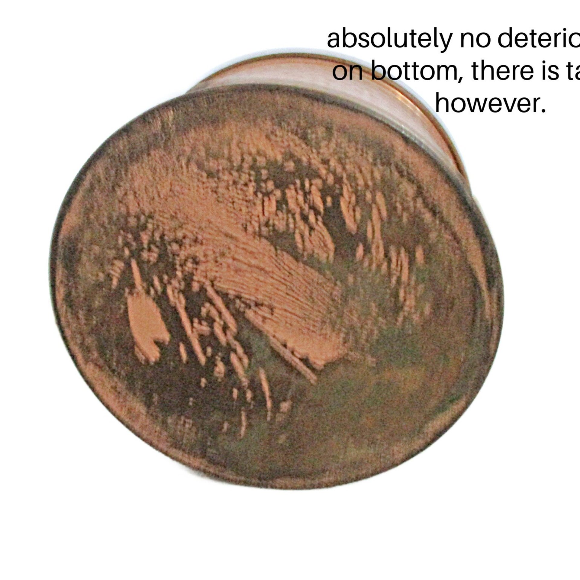 Hammered Copper Humidor Tobacco Jar, Snug Lid, Gift for Pipe Smoker, Tobacco Stash Box