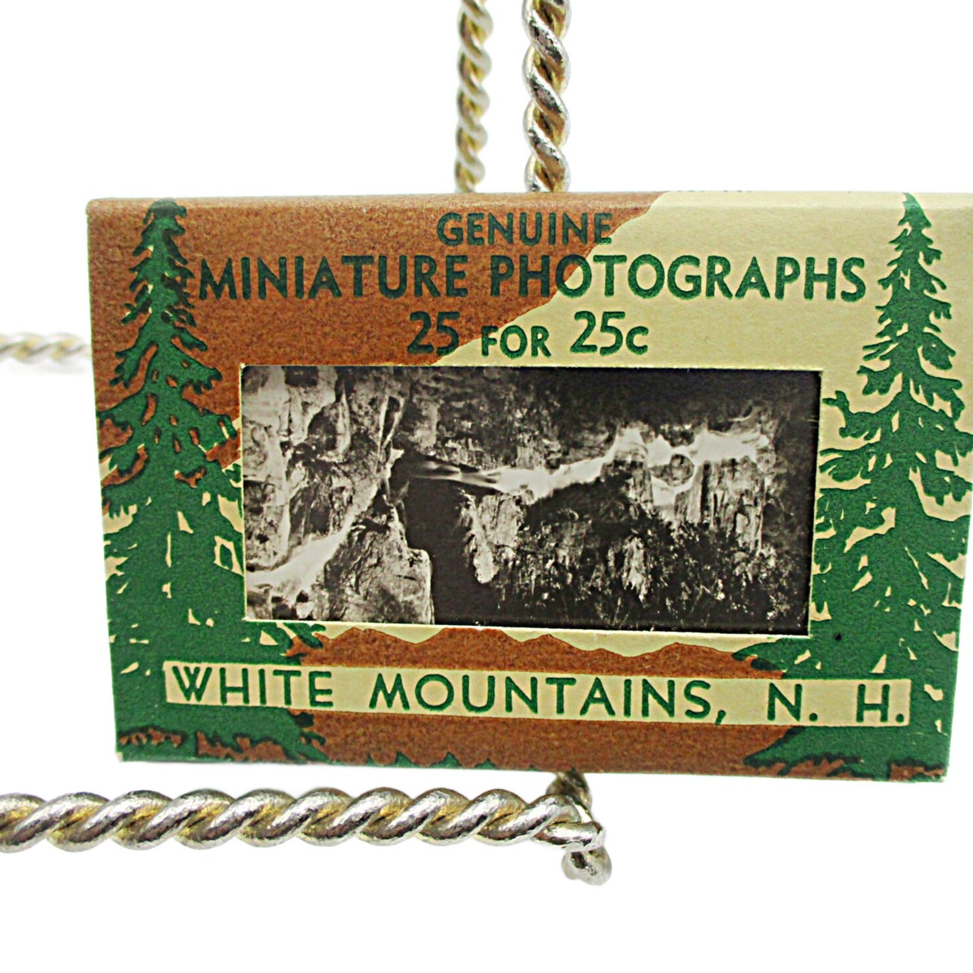 Miniature Photograph Packets for Mailing, Souvenir Travel Mini Photos, New Hamphire, Parliament, Carlsbad Caverns, Black Hills SD, 1930s