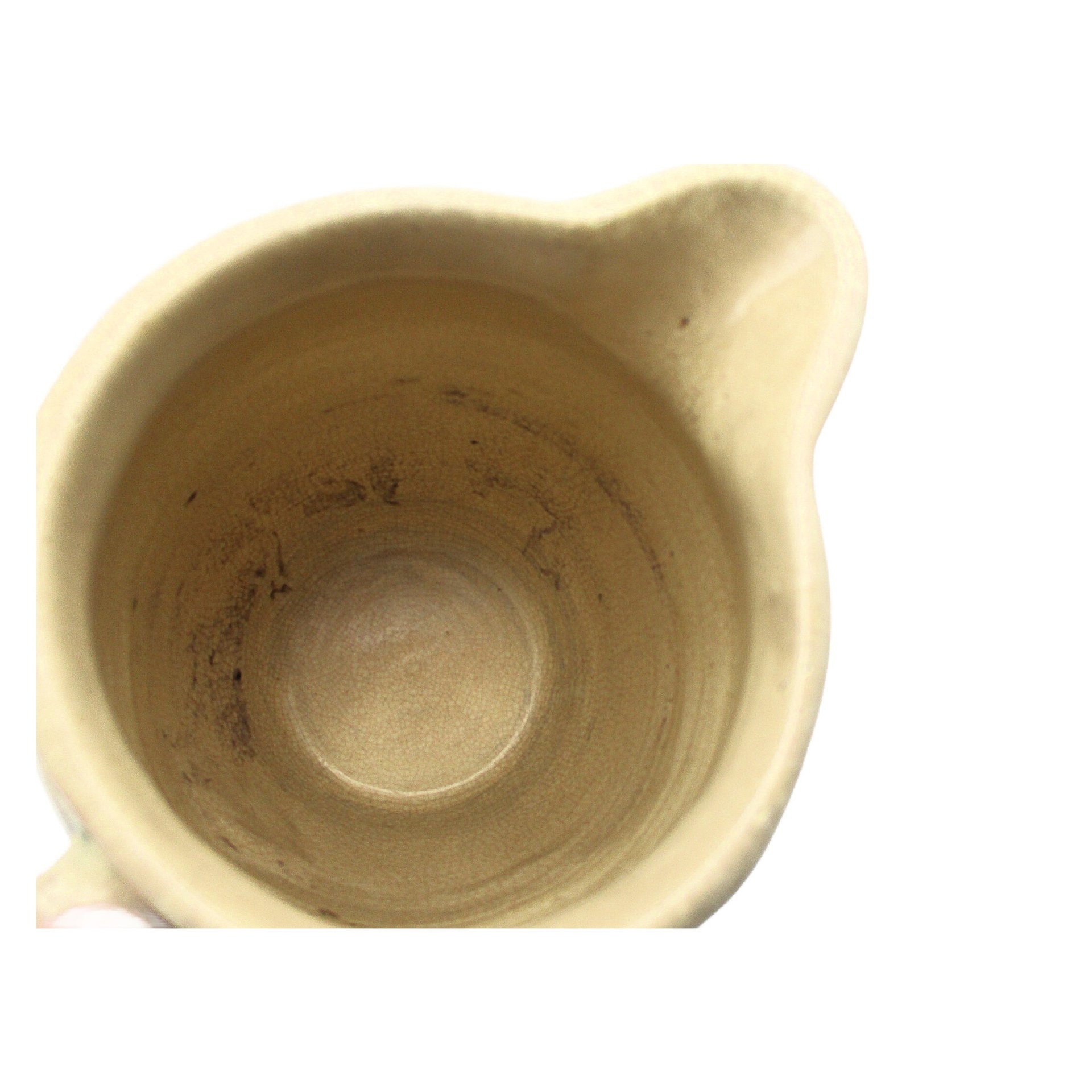 Weller Pottery Pitcher, Zona The Splashing Duck, Green Glaze, Art Pottery, Stoneware 1920s