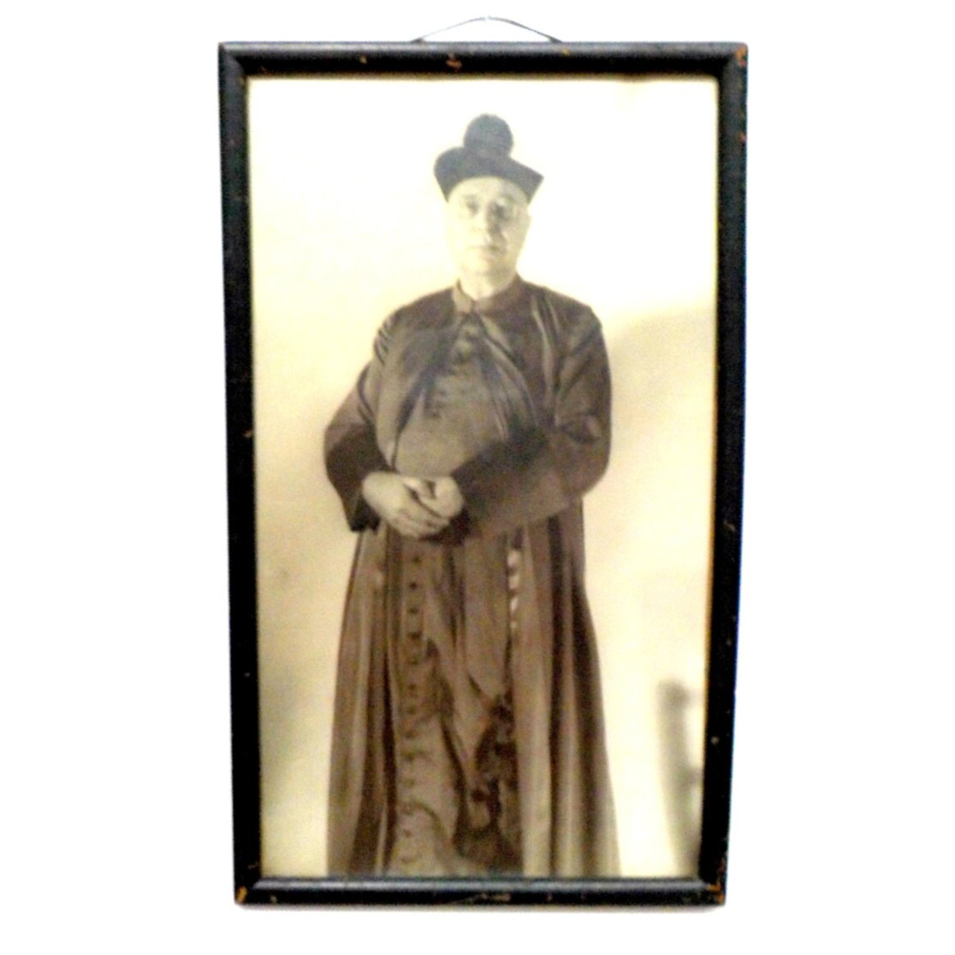 Religious Priest, Catholic Priest, Framed Picture Catholic Priest, Catholic School, 1930s, Old Portrait of Priest, Make Offer