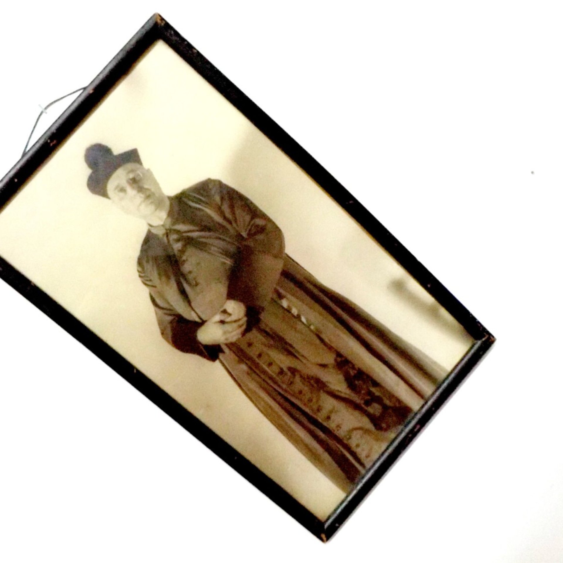 Religious Priest, Catholic Priest, Framed Picture Catholic Priest, Catholic School, 1930s, Old Portrait of Priest, Make Offer