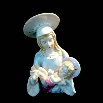 Madonna and Child Figurine, Religious Gift, First Communion, Confirmation Gift, Baptism or Christening Gift