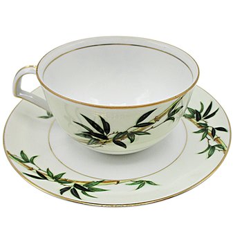 Kent China, Bali Hai, Cup and Saucer Set, Tropical Mid Century Dinnerware, Completer or Replacement Pieces, Excellent Condition, Japan