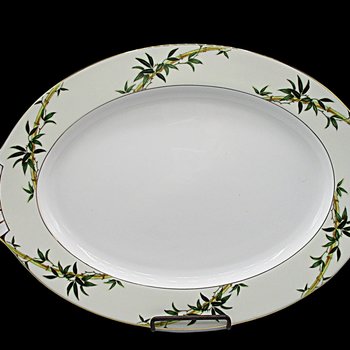 Kent China, Bali Hai, Serving Platter, 17 Inch, Tropical Mid Century Dinnerware, Completer Pieces, Excellent Condition, Japan
