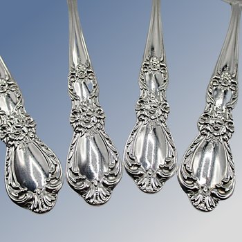 Tablespoons Roger Bro Heritage Silver Plate, Set of 4, Flatware Silverware, Replacement Pieces, 2 Sets Available