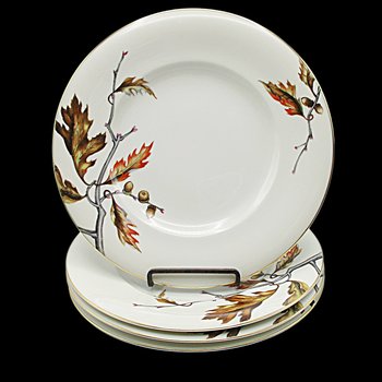 Meito China, Royal Oak, Replacement All Plates, Dinner, Salad, Bread Dessert Plates, Meito Orleans, Fall Leaves, Occupied Japan, 1940s