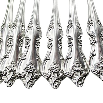 International Silver Orleans Replacement Pieces, Silver Plate, Salad Forks, Dinner Forks, Teaspoons, Dinner Knives, Multiple Sets Avail