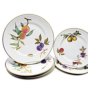 Royal Worcester Evesham Gold Plates, Your Choice, Dinner or Salad Plates, Gold Rims, Beautiful Condition