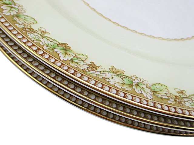Noritake Markham 4 Dinner Plates, Replacement Pieces, 10 Inch Diameter, Excellent Condition, Set of 4
